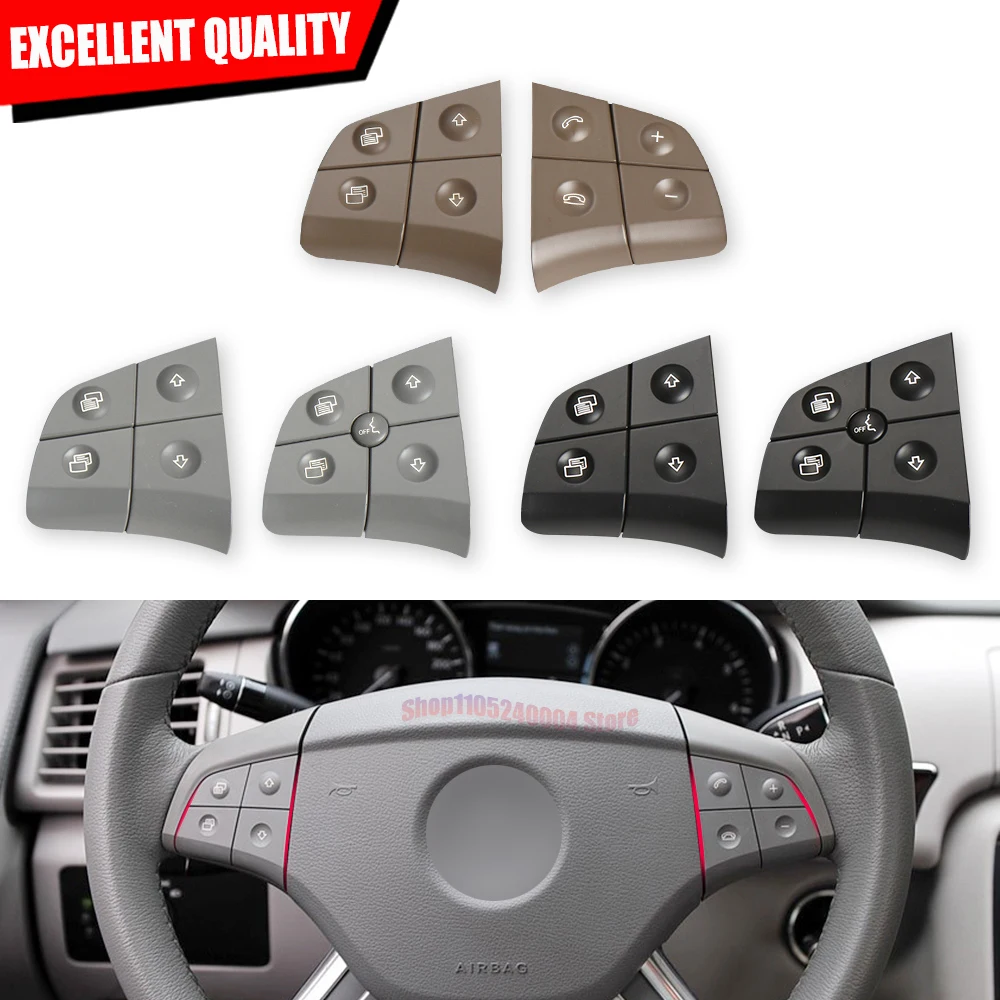 For Mercedes Benz W164 W251 W252 R300 ML320 GL350 B200 Multi-function Steering Wheel Switch Buttons Phone Control Key