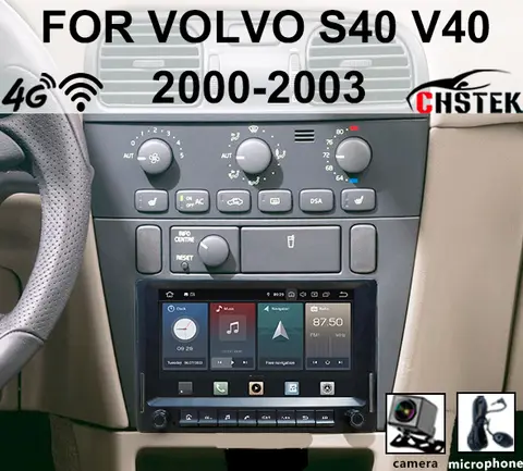 Car OEM Android For Volvo S40 V40 2000-2003 Navigation 4G GPS WIFI Auto Vedio Multimedia Bluetooth Swap Autoradio Replacement FM