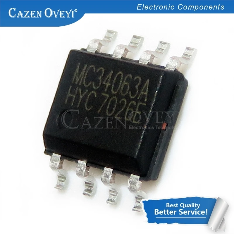10pcs/lot MC34063A MC34063 34063 SOP-8 In Stock