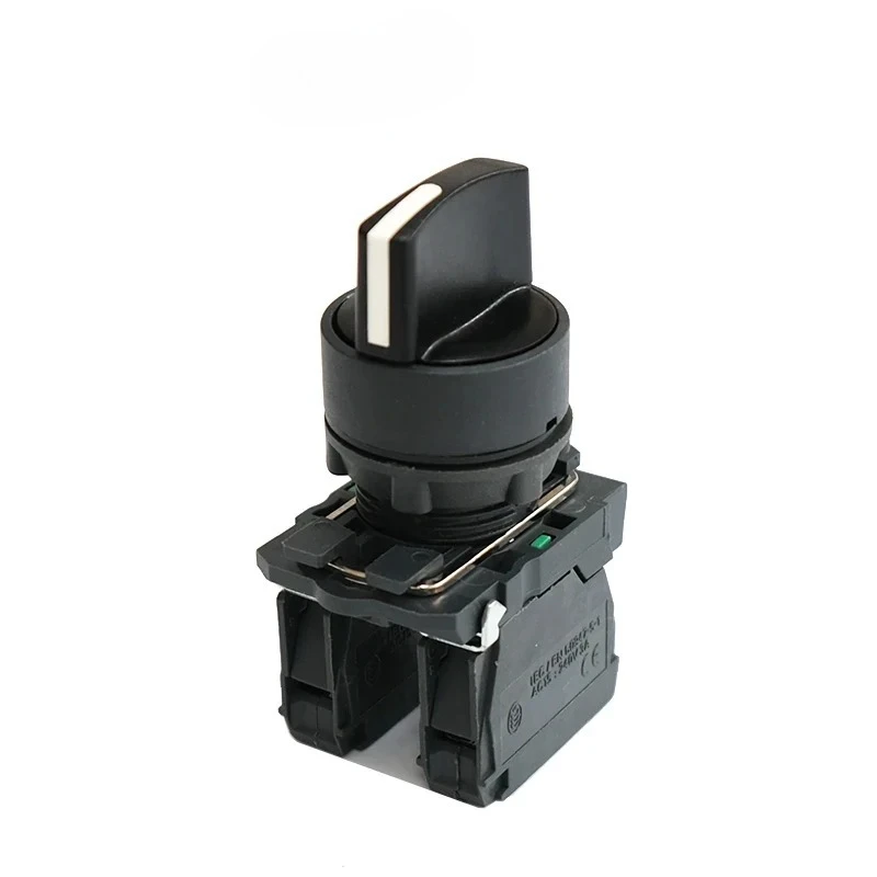 1Pcs/XB5/2/Gear/3/Position/Plastic/Knob/Self/Locking/Reset/Selector/NC/NO/Standard/Handle/Push/Button/Switch/22mm/AD33/AD21/ZB5