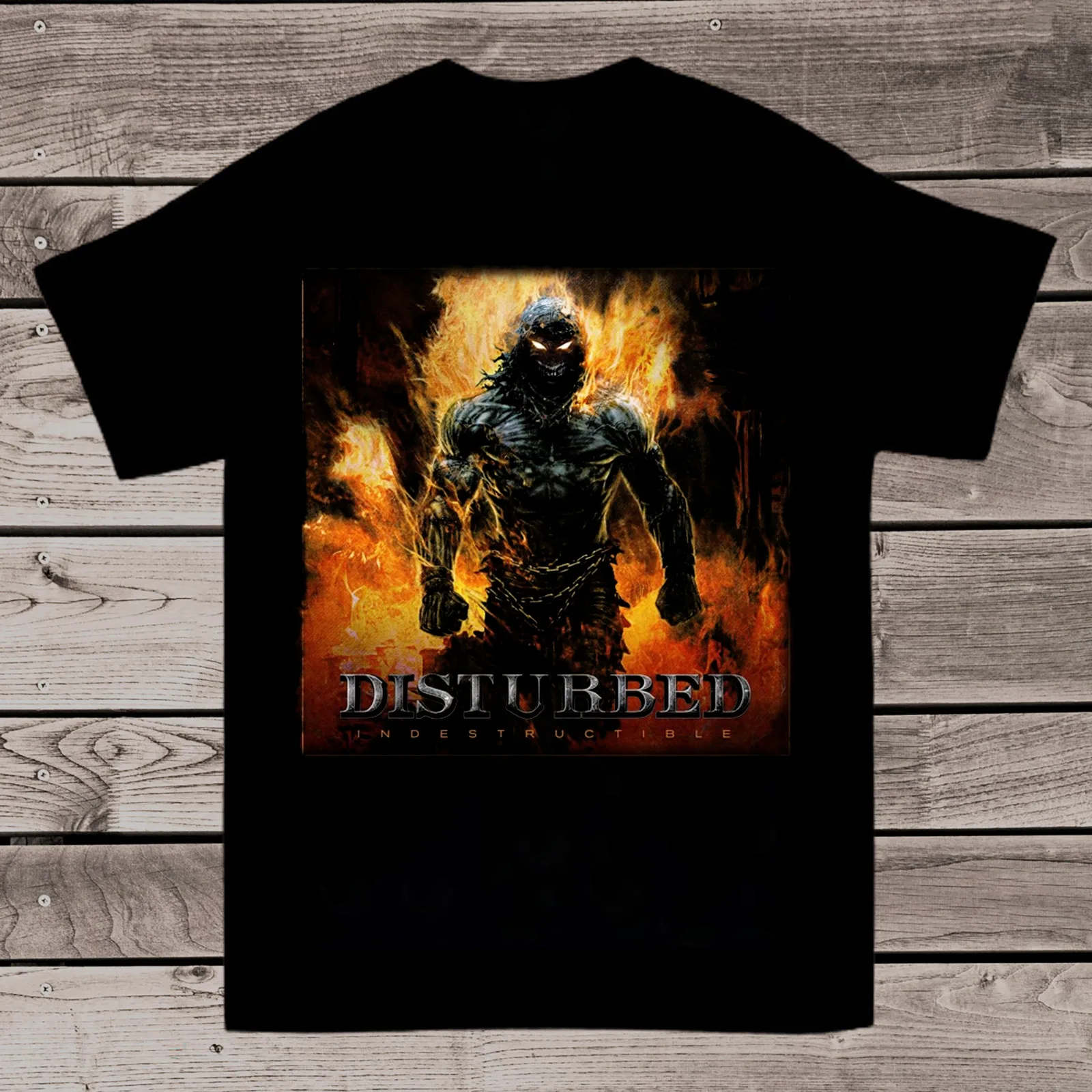 New Disturbed Band Gift For Fan Cotton Black All Size T-Shirt S2915