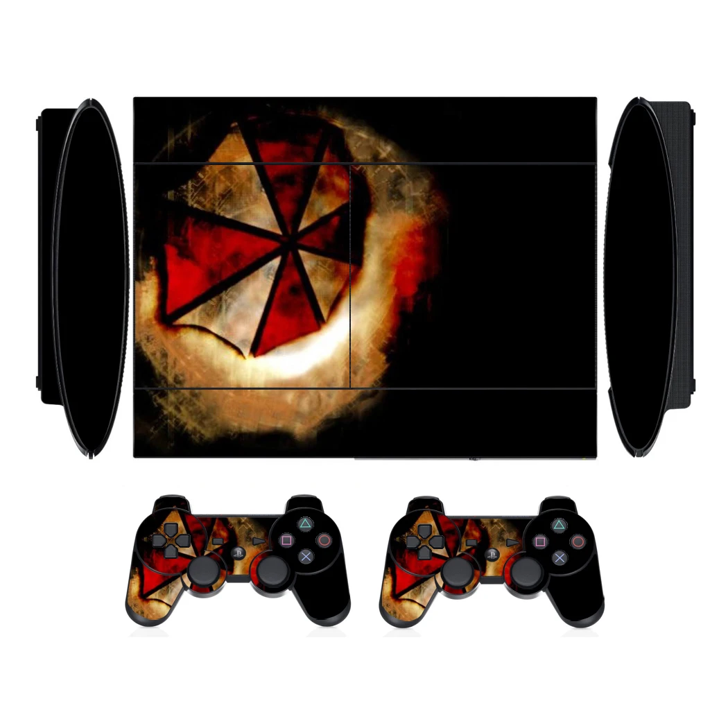2911 Vinyl Skin Sticker Protector for Sony PS3 Super Slim and 2 Controller Skins Stickers