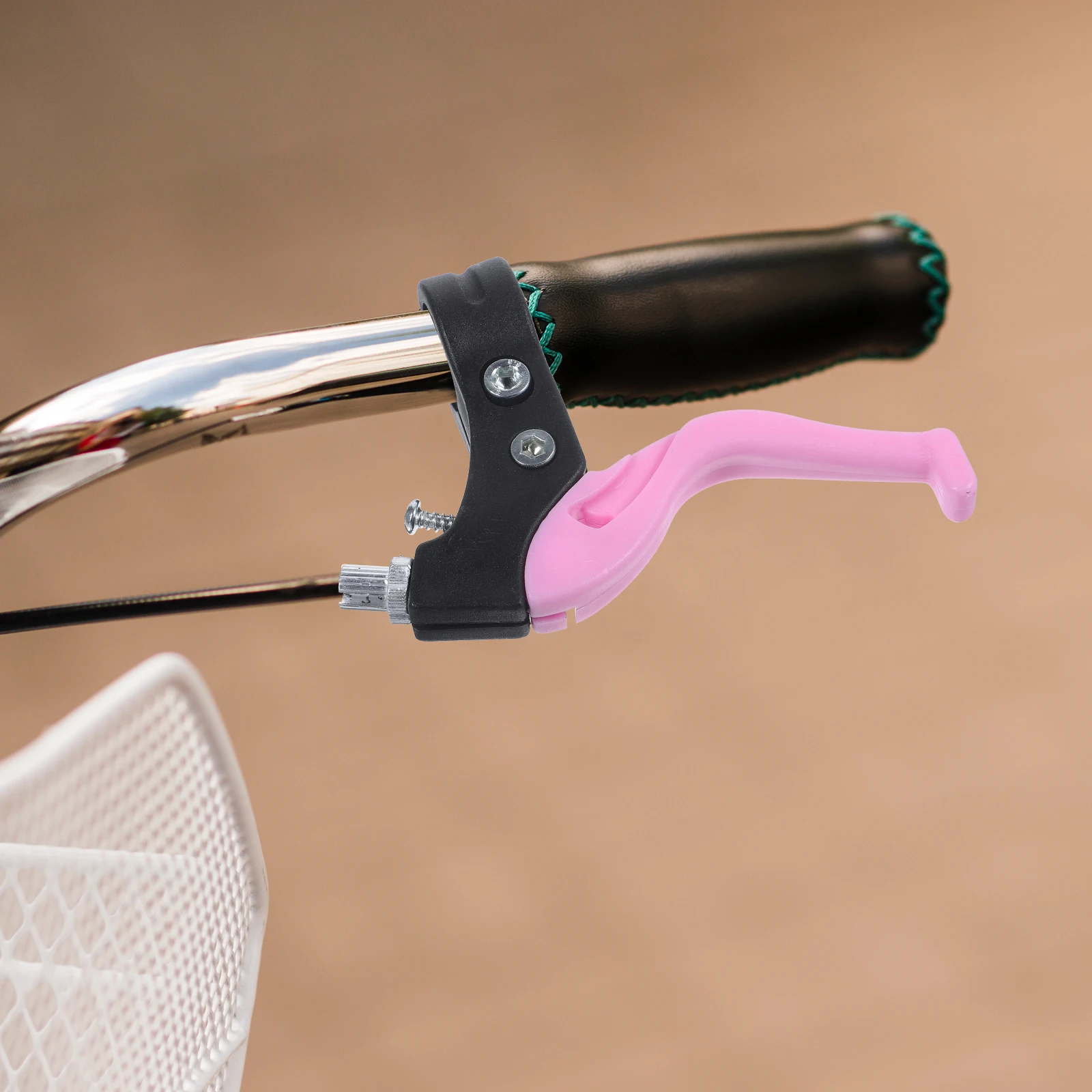 

Kids Bike Brake Levers Pink Sturdy Antiwear Material Smooth Surface Foldable Bike Accessories Handlebar Parts