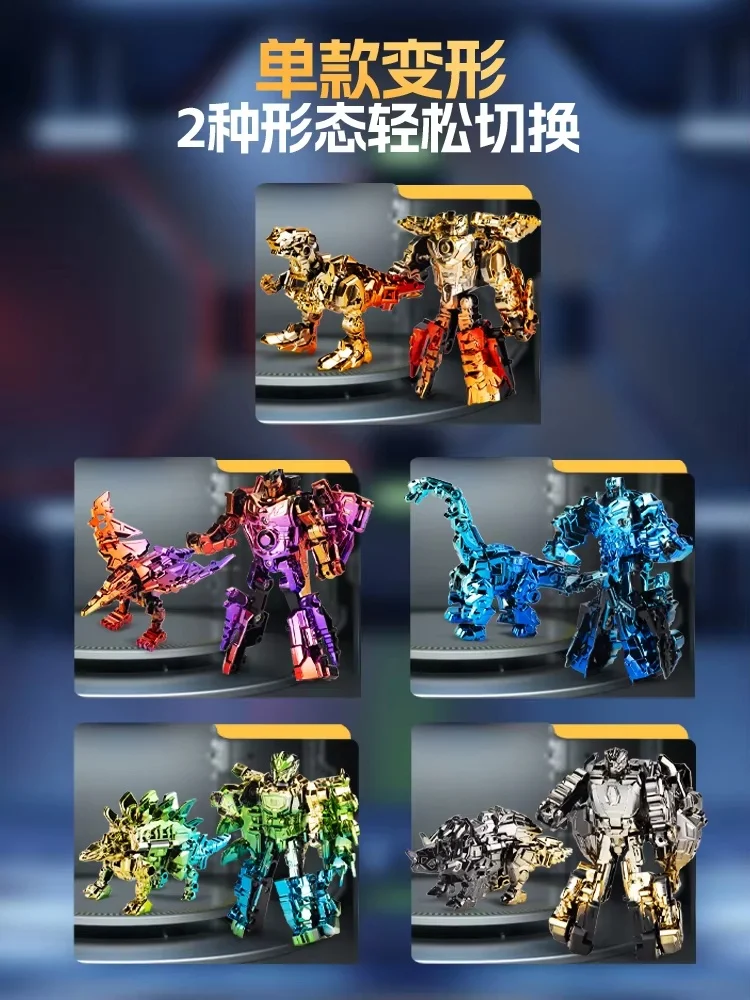 Robot Kinder Fusion Mech Getransformeerd Dinosaurus Speelgoed Verjaardagscadeau voor jongens van 3 tot 6 + Fusion Getransformeerde Dinosaurus Robot
