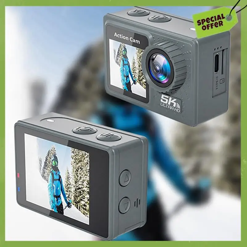 

Leading-Action Camera Waterproof Action Camera Action Outdoor Camera Anti-Shake 170°A+ Grade High Resolution Wide Angle Lens