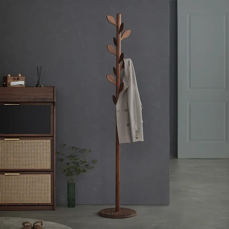 Entrance Hall Wooden Coat Racks Organizer Storage Bedroom Japanese Coat Rack Modern Standing Hangers Home Furniture Cintres LLRC