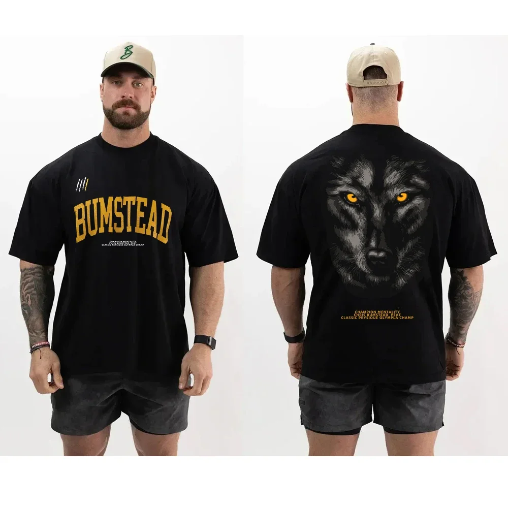 Gym Sports Muscle Men's Cotton T-Shirt Street Jogger Pure Cott...