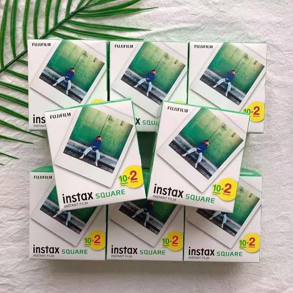 

(10-100 листов) Фотобумага Fujifilm Instax Square с белой рамкой для мгновенных камер Instax SQ10, SQ6, SQ20 и принтера Share SP-3