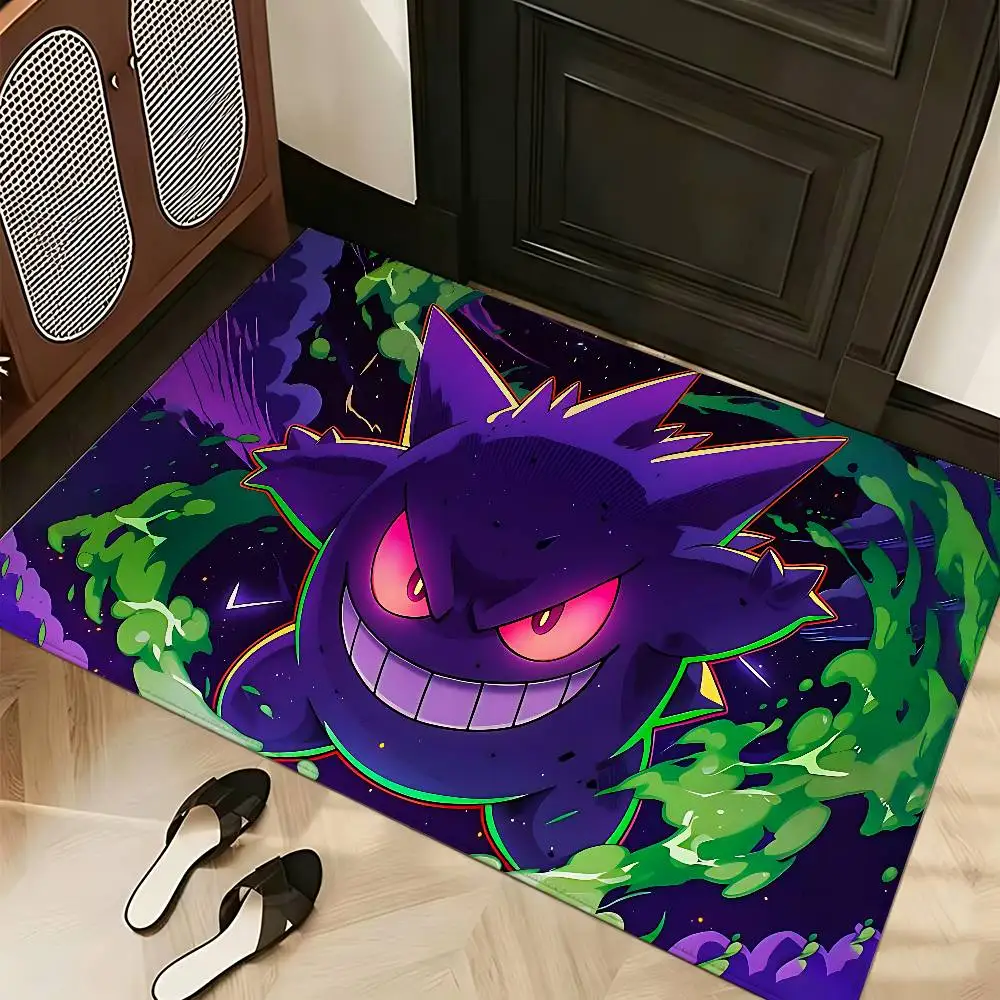 Anime-G-gengar-S Carpet Bathroom Anti-slip Mat Door Mat Home Decoration Mat Entrance Door Mat Scratch-resistant Door Mat