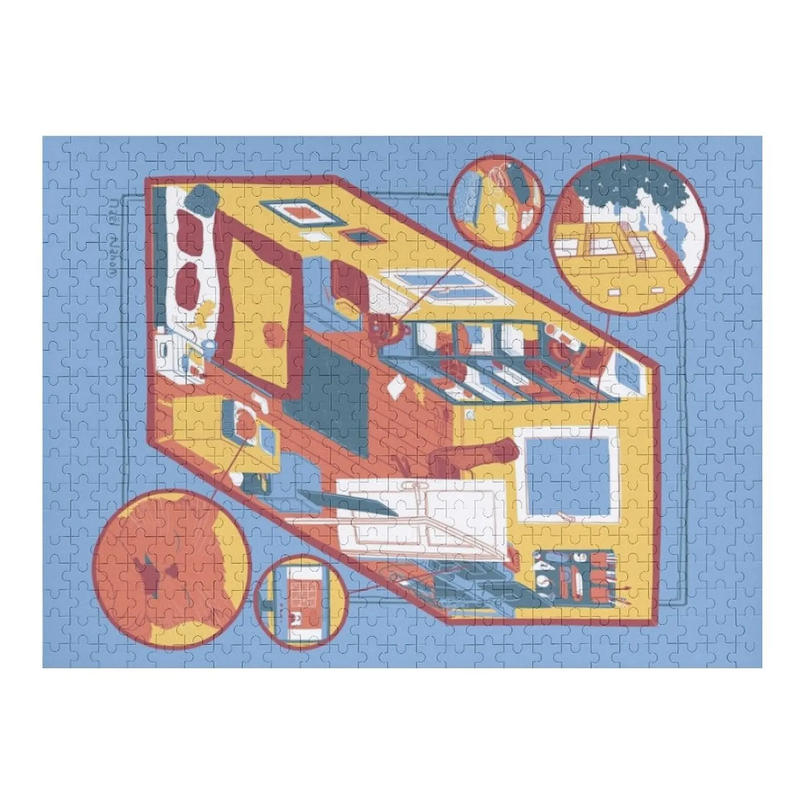 

Bedroom Jigsaw Puzzle Customizable Gift Custom Gift Wooden Adults Wooden Decor Paintings Puzzle