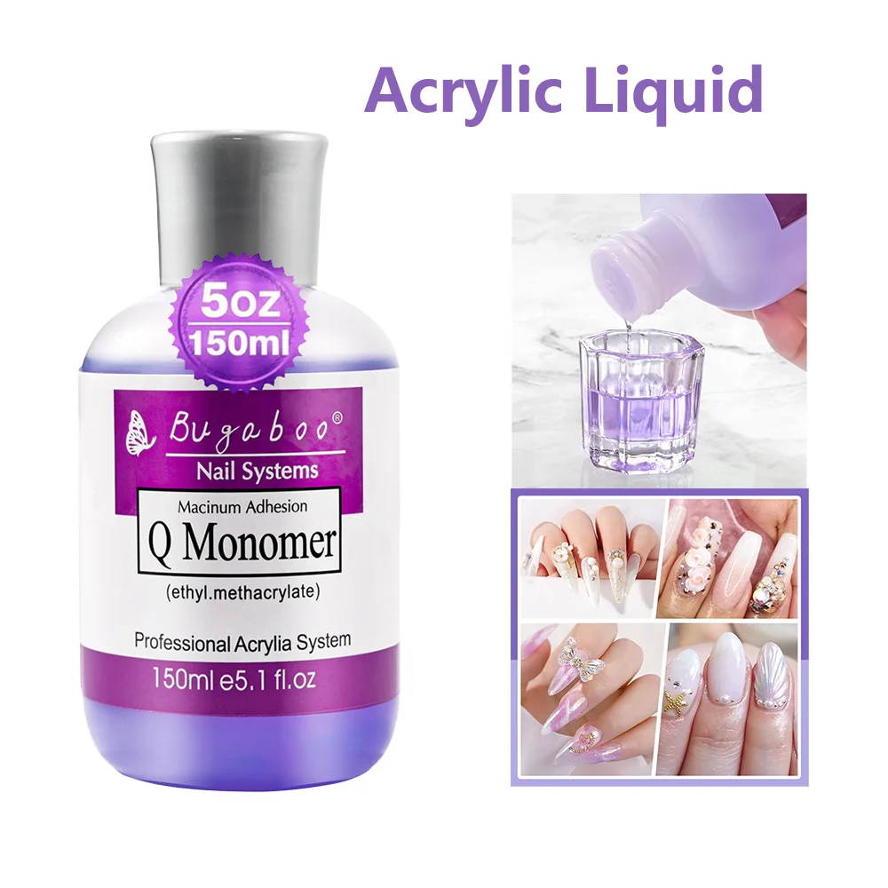 EMA-Monomère liquide acrylique 40/75/120/150ml, outil professionnel pour manucure et pédicure