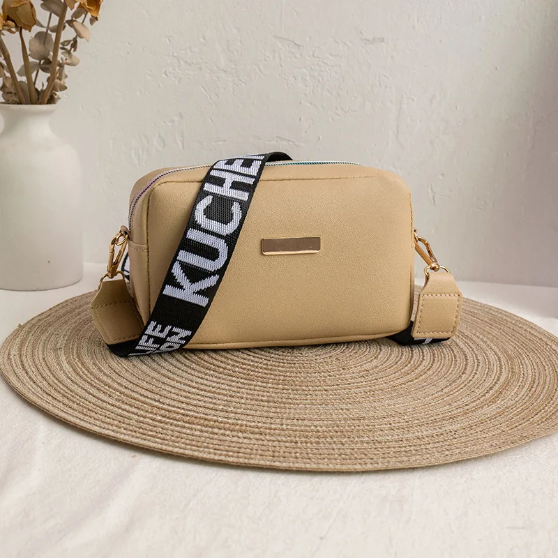 Frauen Handtasche und Geldbörse einfache Designer Mode lässig Umhängetasche breiten Riemen Umhängetasche weibliche kleine Telefon Umhängetasche – Detail 16