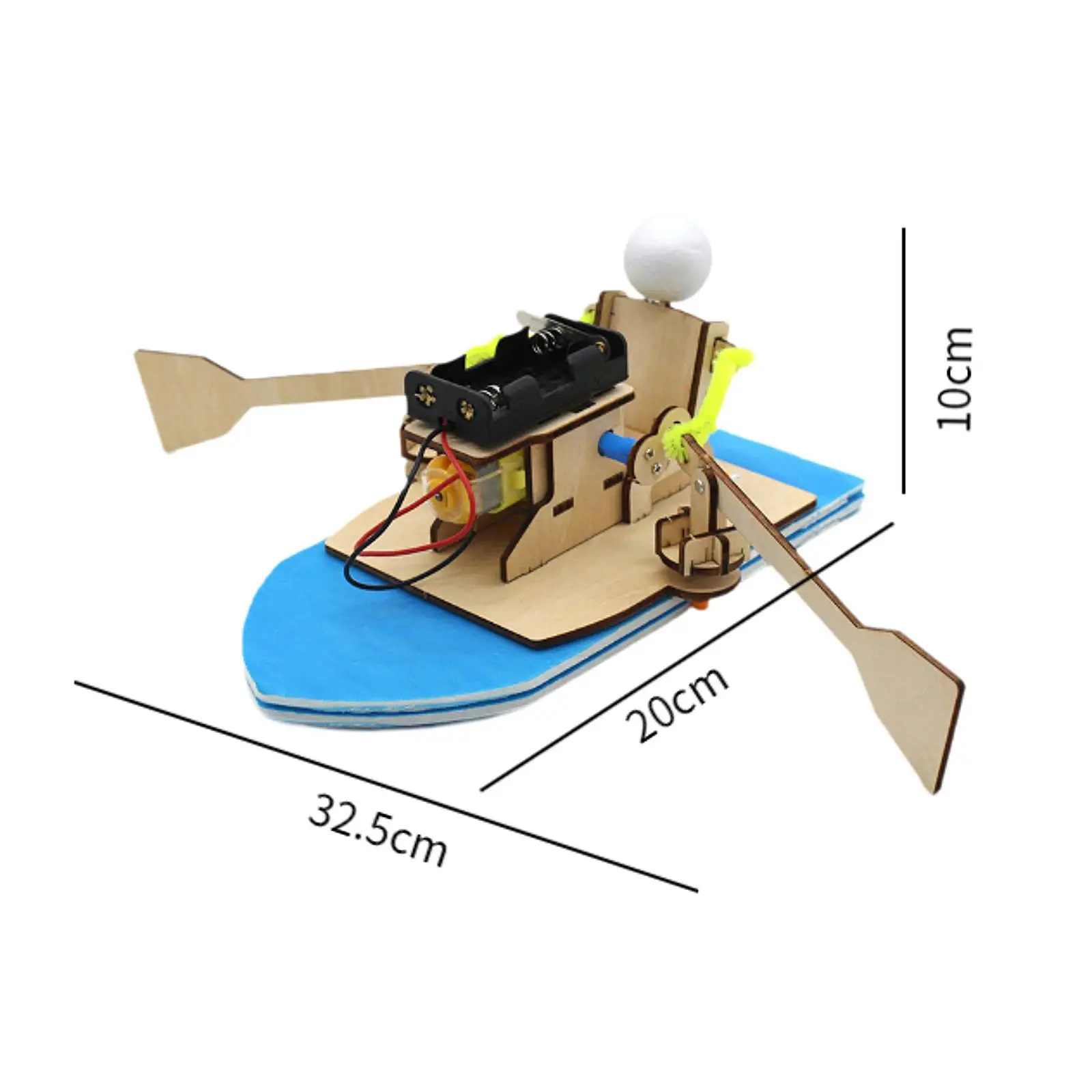 Roeien Elektriciteit Model Onderwijs Speelgoed Diy Assemblage Set Steel Diy Wetenschappelijk Experiment Set Physics Speelgoed Voor Tieners Kids