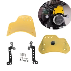 For DUCATI Scrambler 400 800 2015-2023 2017 2018 Motorcycle Windscreen Windshield Fly Screen Shield Wind Deflector with Holder