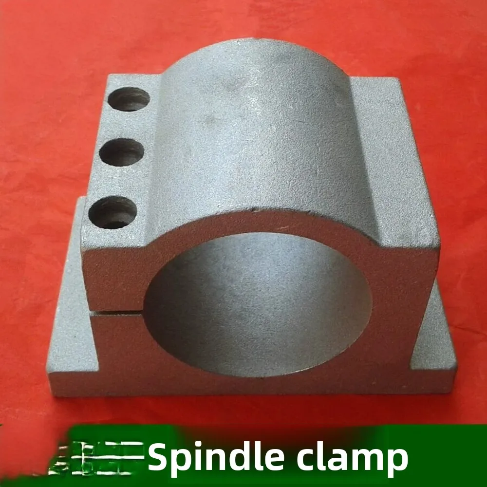 Cast aluminum Fixed Base Clamp Seat for Engraving Machine Electric Spindle Fixture - Diameter 65mm 80mm 85mm 100mm 105mm 125mm