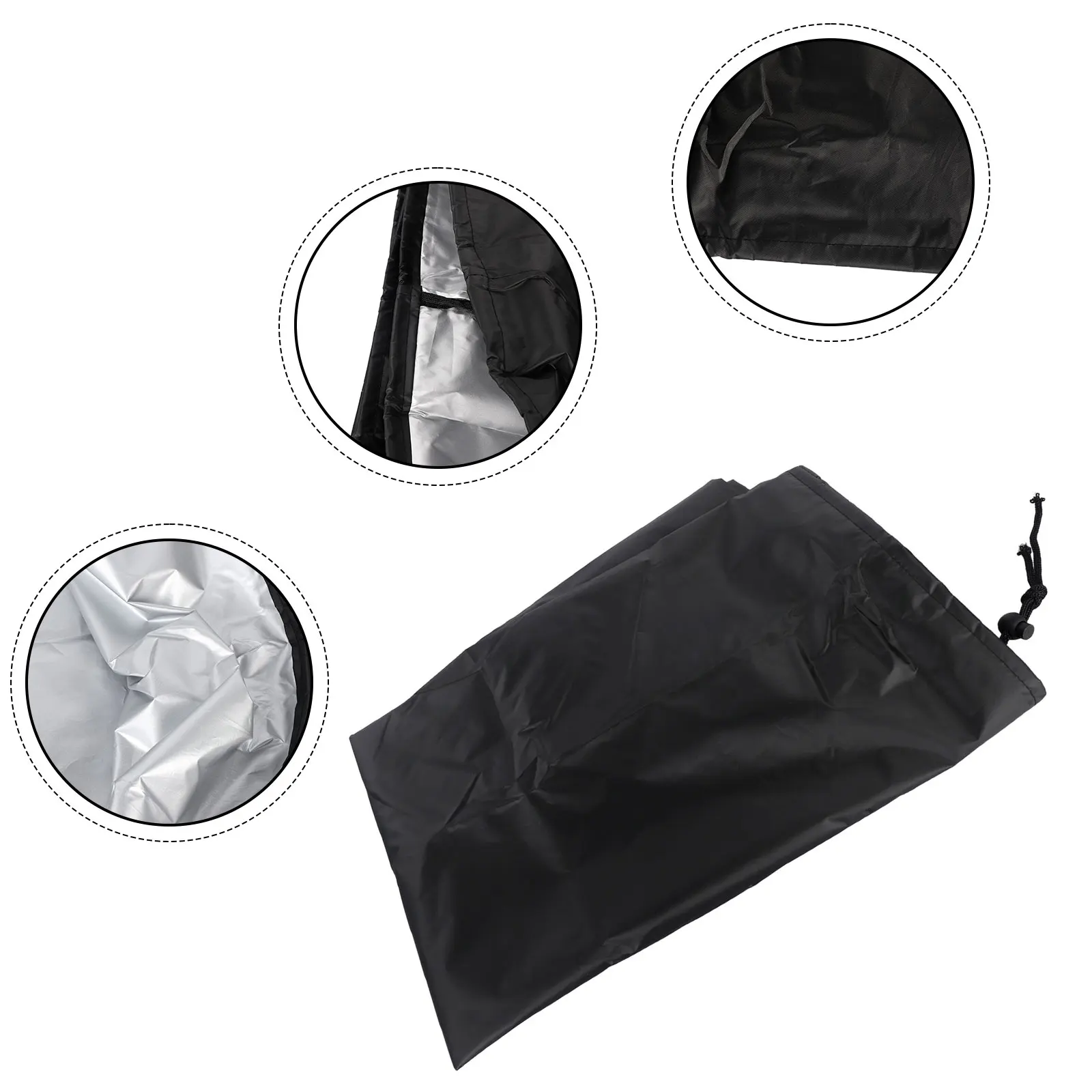 Чехол для газонокосилки 140X66X91 см, портативный, водонепроницаемый, с замком, для безопасной блокировки, легкий чехол для трактора