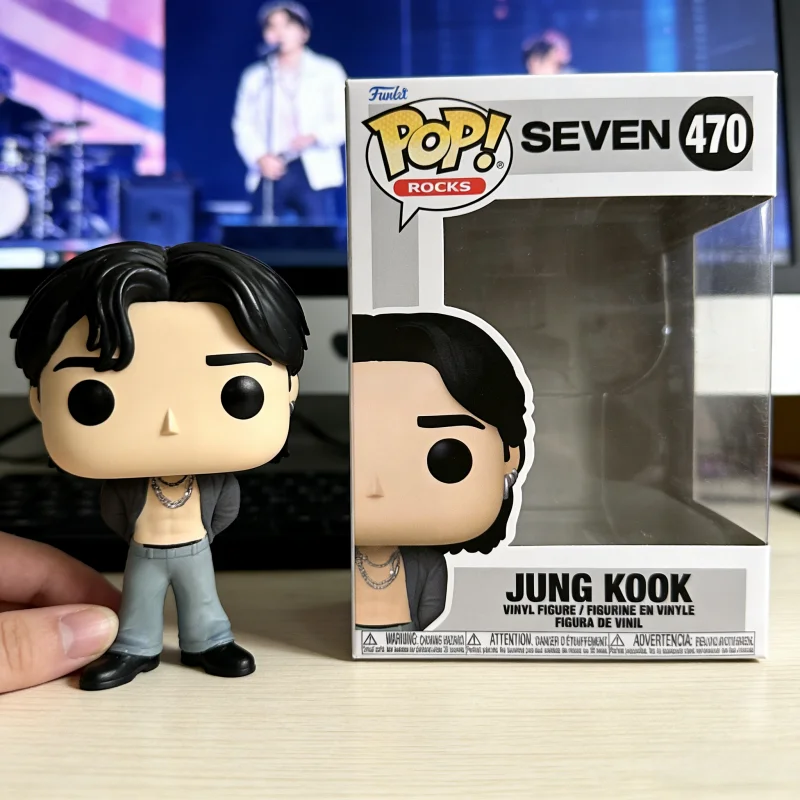 

Funko Pop! Original BTS Jungkook #470 Vinyl Figure K-pop Idol Collectible Model Toy Desk Decoration Ornament Gift for Fans