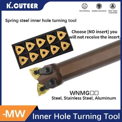 D16R-MW04R D20R-MW04L D25R-MW08HSpring Steel Double Head Inner Hole Cutter Bar With WNMG Insertion Set