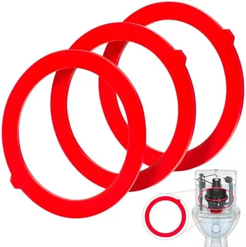 12pcs Flush Valve Seal for Kohler GP1059291 K-GP1059291 K-4436 Upgraded Silicone Canister Seal Easy Install DIY Repairing Toilet