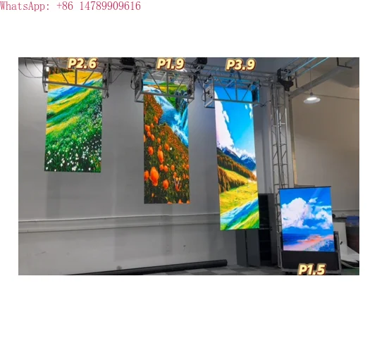 Op maat gemaakte waterdichte LED-schermen, populaire flexibele videowall voor binnen en buiten, oprolbaar bord, rollende scherm voor tentoonstellingen