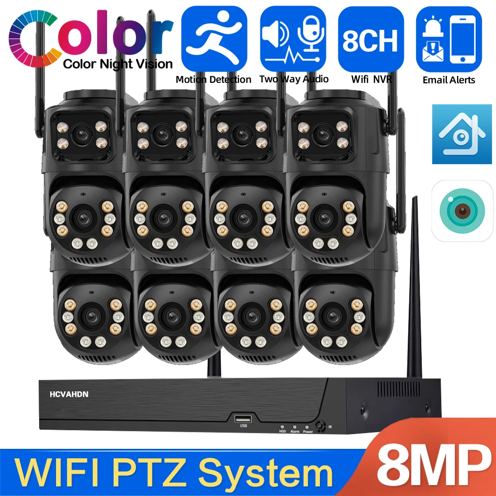 Nvr Kit 8 Channel - Kit NVR Wifi Inteligente de 8