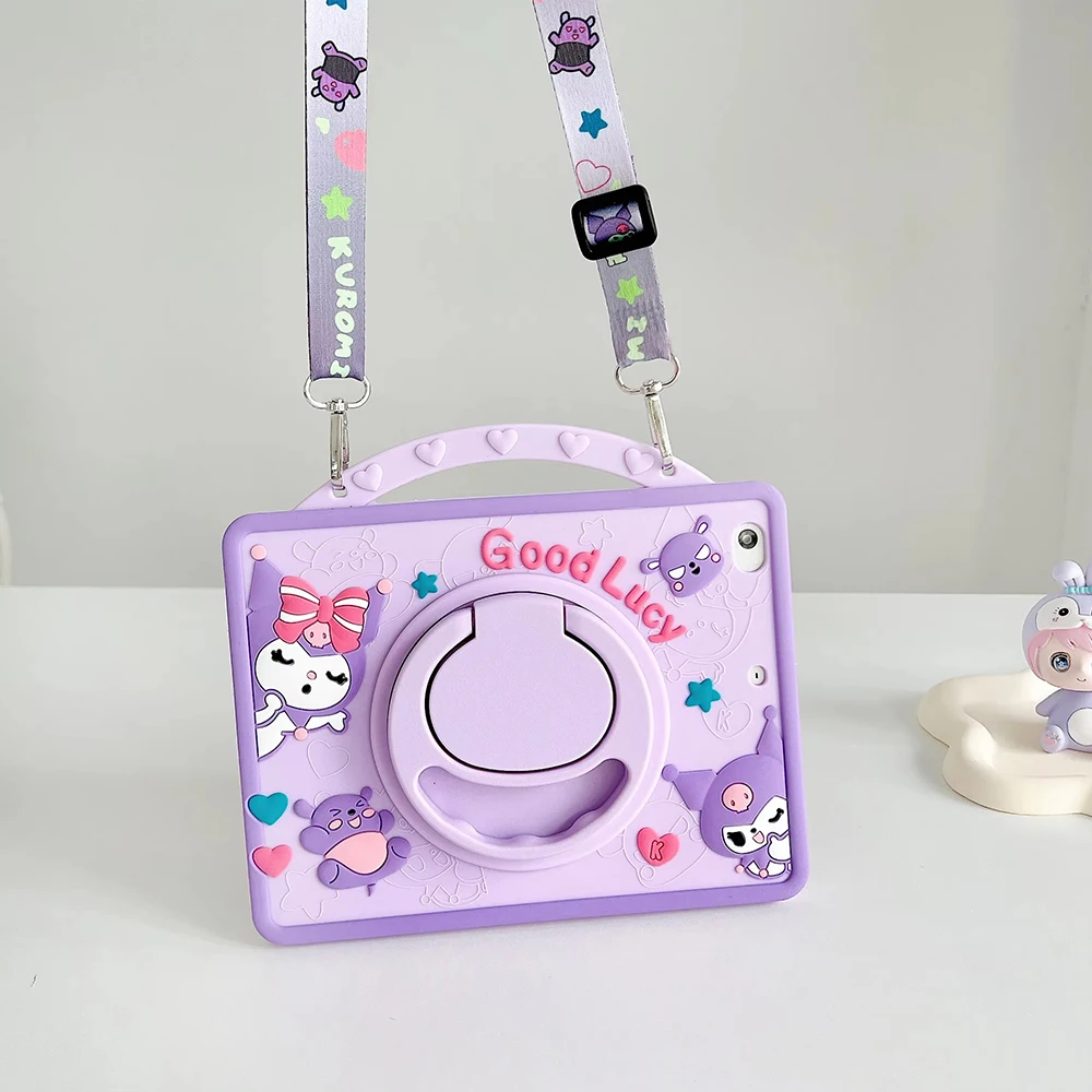 

Мягкий силиконовый чехол Cartoon Kuromi для Huawei Honor Meta Pad V9 V8 V7 V6 C5 X8A 2024 X9 9 Pro 11 11,5 10,1 10,4 12,1 дюйма, чехол