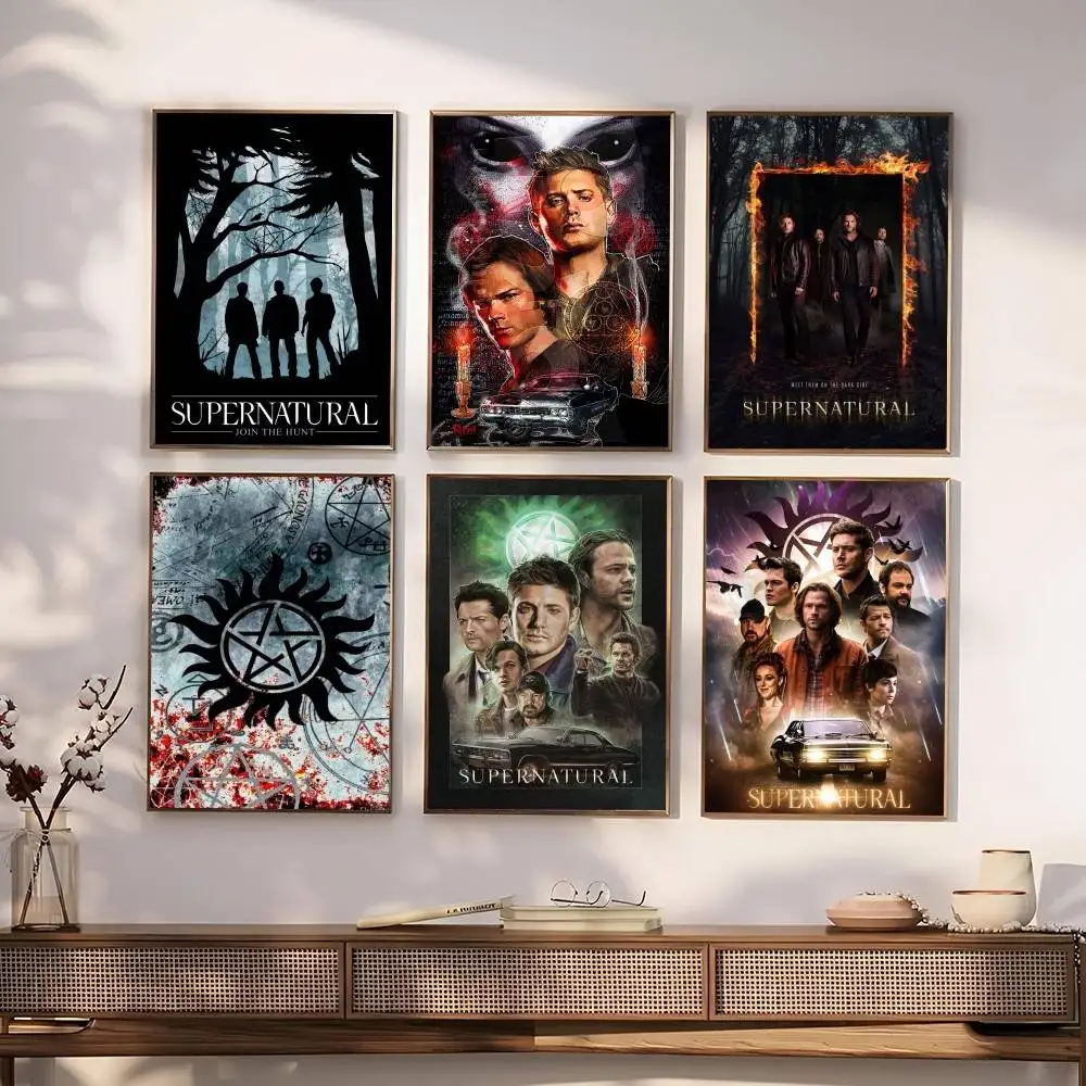 Supernatural  Poster Wall Art Printing Waterproof Home Living Bed Room Bar Aesthetic Decor