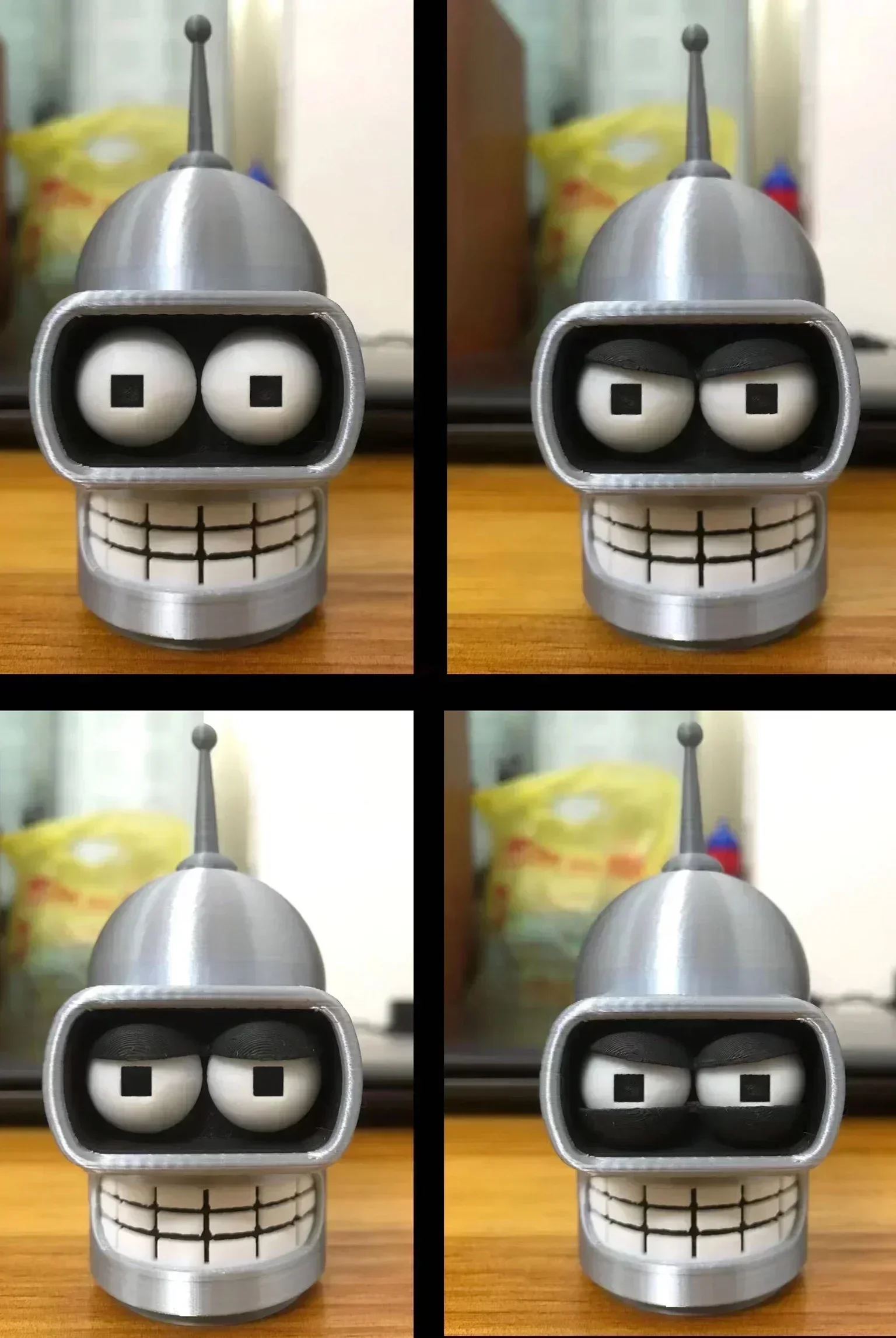 

In Stock Cartoon Futurama Fry & Bender Action Figure Model Toy Gift Collection Model Toys