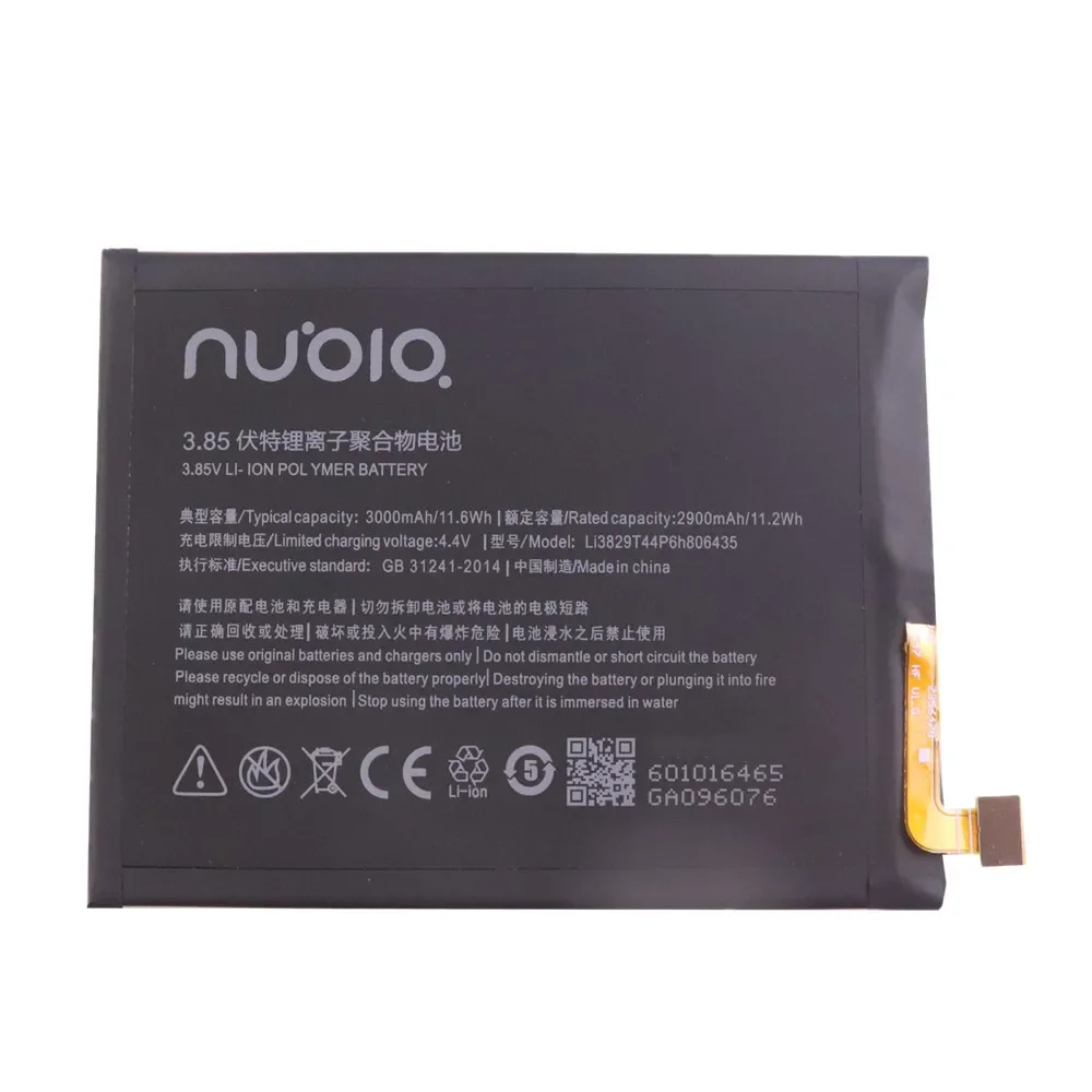 New Original Battery Li3829T44P6h806435 For ZTE Nubia Z11 NX531J M2 Lite M2 Play NX907J High Quality Smart Mobile Phone Battery