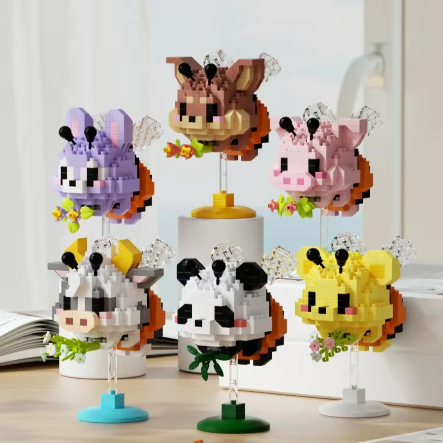 

Новое поступление, украшения, мини-серия пчел, модель домашнего животного, миниатюрные строительные блоки, детские развивающие игрушки, пластиковые игрушки, подарочный набор