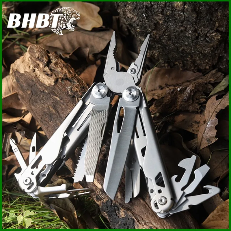 BHBT 19 in 1 Multitool Pliers Folding Knife Multi Tool Hoxagon Wrench Outdoor Camping Survival EDC Home Repair Tools Maintenance