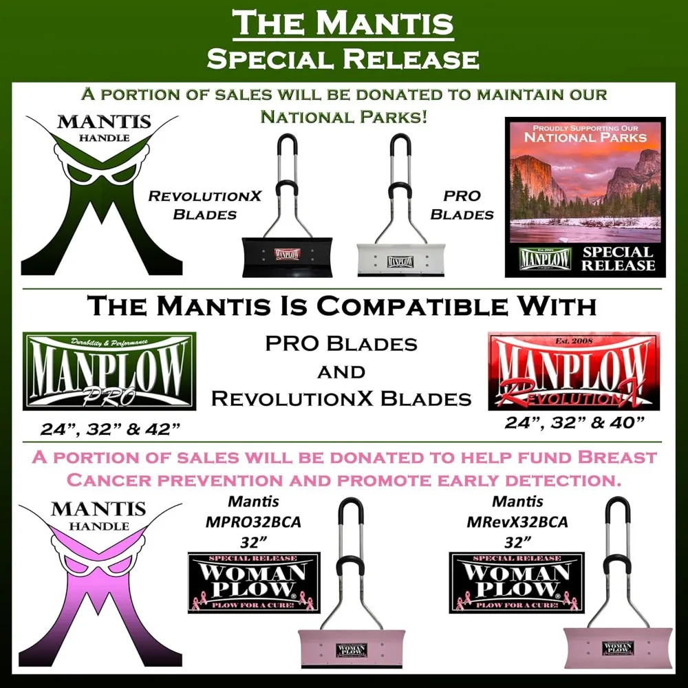 أداة دفع الثلج بعرض 24 بوصة مع مقبض السرعوف لإزالة الثلوج بكفاءة وتجريفها