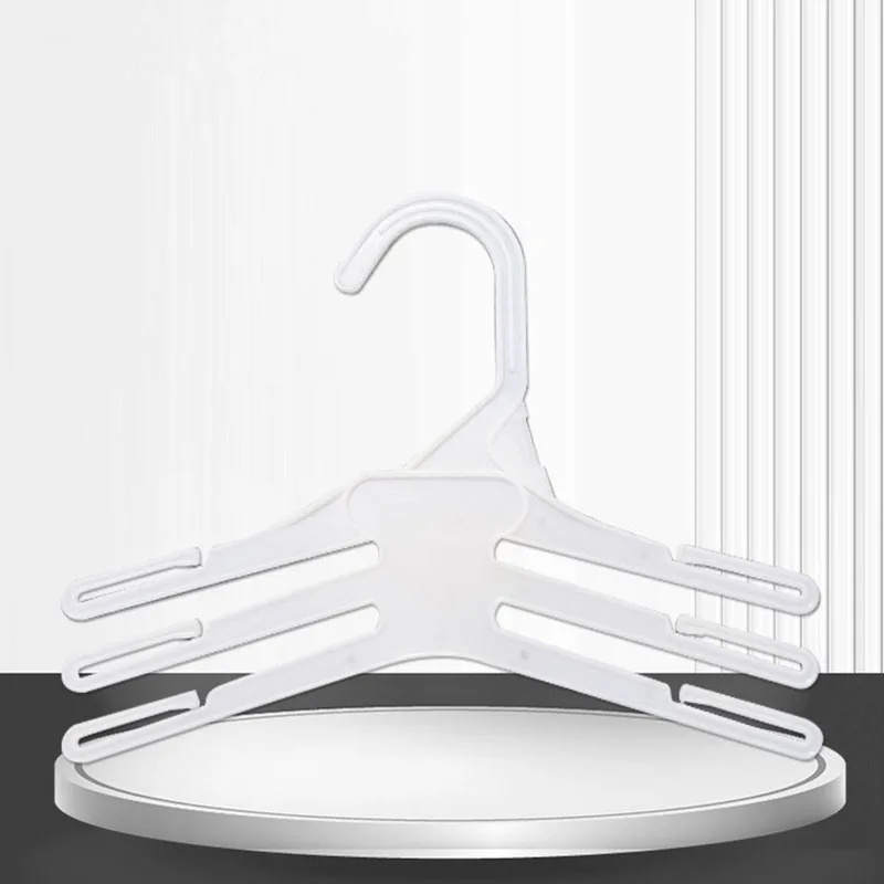 

3 Layers Plastic Hanger for Underwear Kids Children Garment Suit Clothing Closet Organizer 10Pcs Lot