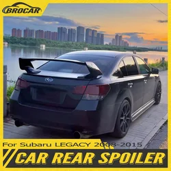For Subaru LEGACY Sedan 2008-2015 ABS material car rear wing primer color rear spoiler Legacy car trunk spoiler splitter tuning