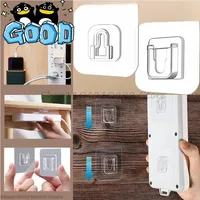 Double-Sided Self Adhesive Wall Hooks for Hanging Traceless Waterproof Oilproof Kitchen Bedroom Wall Hook Storage Holder Storage 2