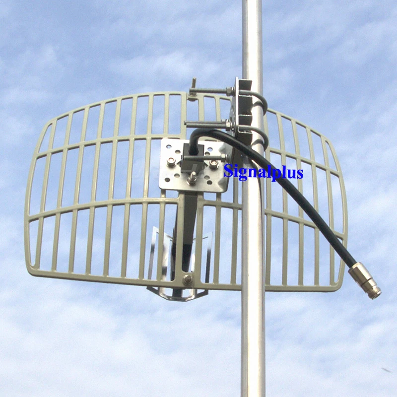 Odlewana odlewana siatka odblaskowa Bezprzewodowa antena LAN 17dbi antena paraboliczna na duże odległości antena WiFi 2.4G