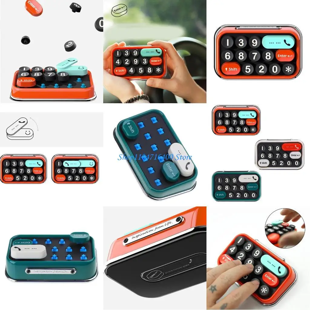 y1gd Automotive Phone Number Keyboard Card Plate Phone Number Stop Sign Card