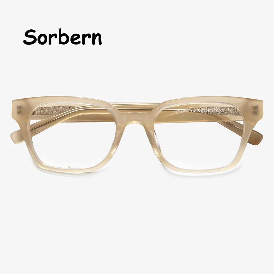 

New Eco Friendly Acetate Glasses For Men Optical Myopia Frame Square Women'S Prescription Eyeglasses Lentes Opticos Para Mujer