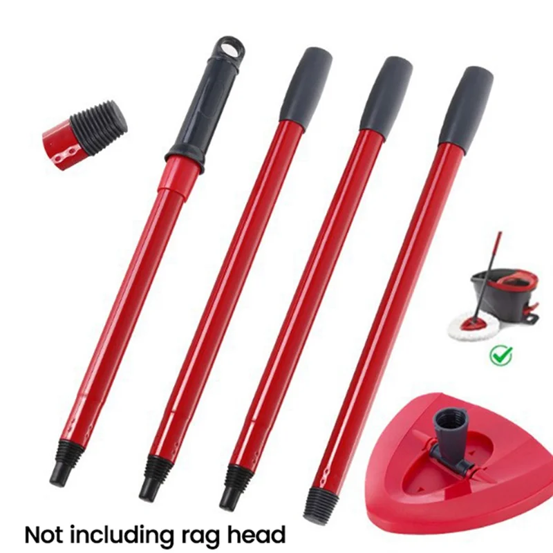 A98I-Spin Mop مقبض 4 قسم استبدال ل Ocedar O-Cedar/Vileda Turbo Mop Refills