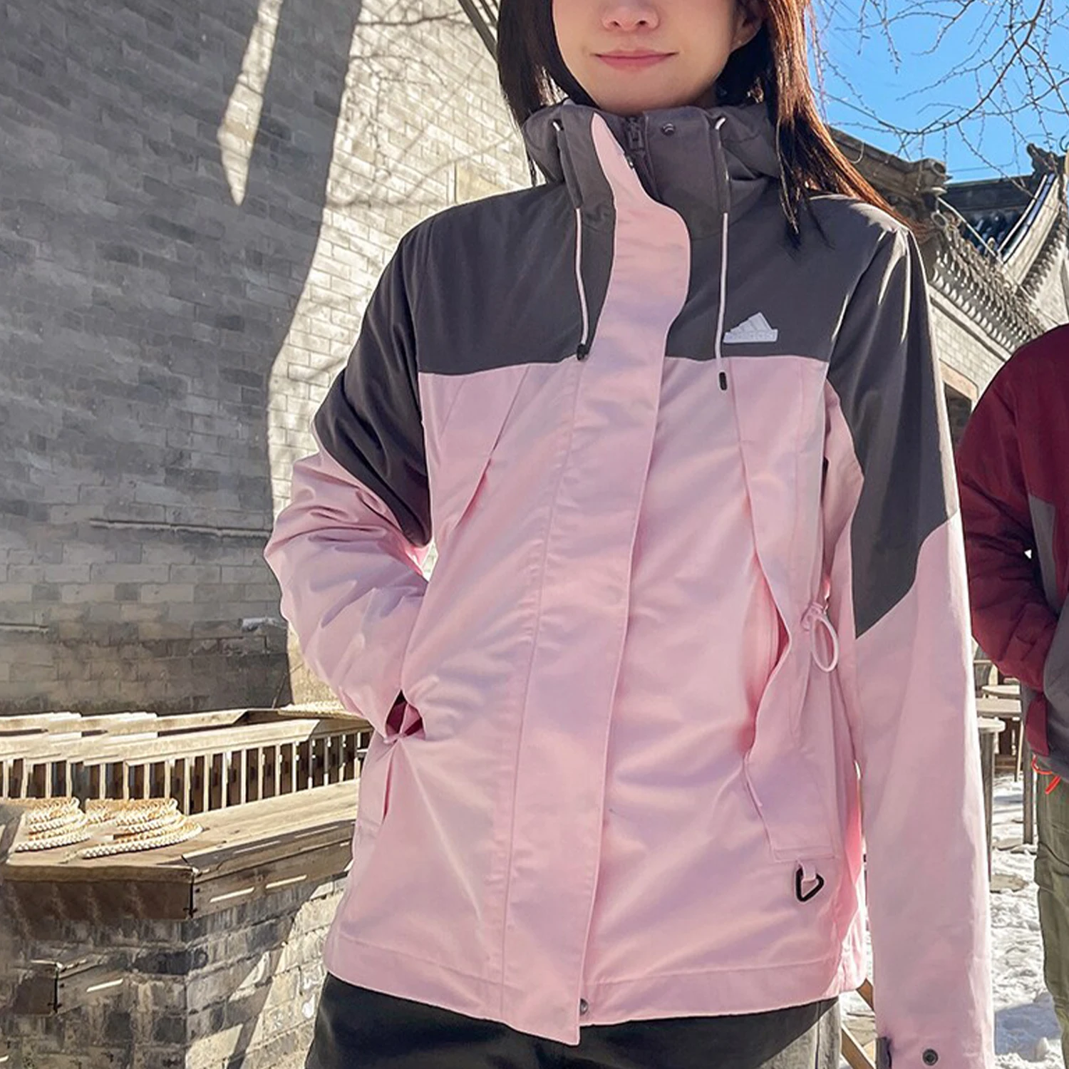 

Adidas genuine CESP 3IN1 JKT Women's 3-in-1 Hooded Jacket JE8588