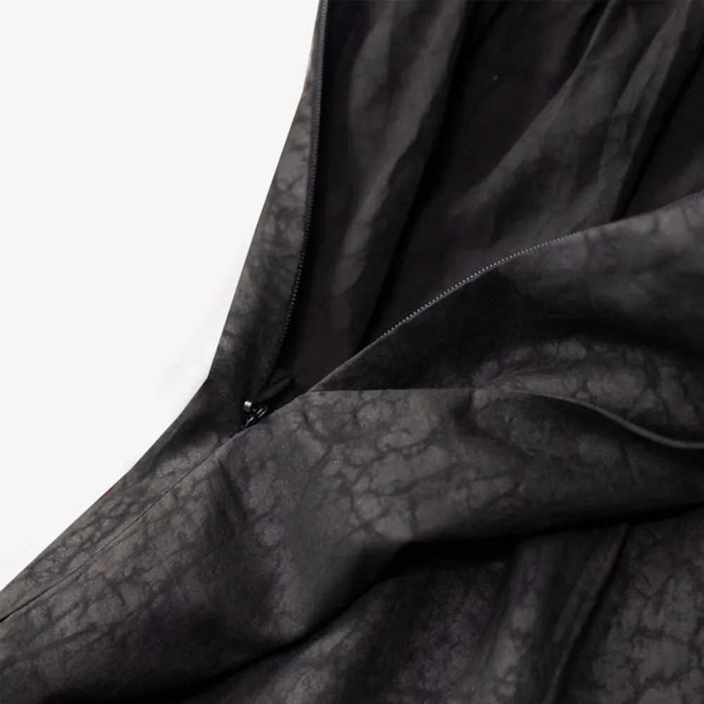 Pantalon en soie de mûrier 100% naturelle, fil nuage parfumé pour femmes, taille plate, fermeture éclair latérale, pantalon noir à jambes larges, nouvelle collection printemps 2026