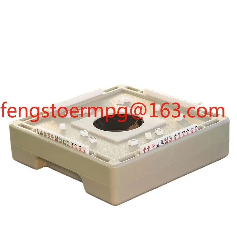 Outdoor Camping Travel Home Entertainment No need to assemble plastic mini portable mahjong table with 144 24mm melamine tiles