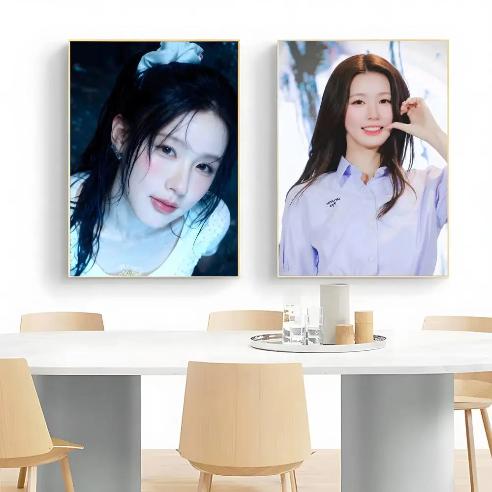 Singer C-Cho Mi-yeon Poster Frameless Peel-and-Stick Removable Wall Art Print