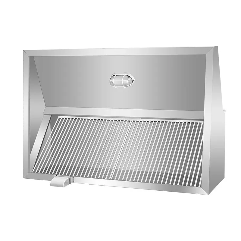 Commercial thickened stainless steel large suction range hood, restaurant restaurant canteen kitchen high power top side range