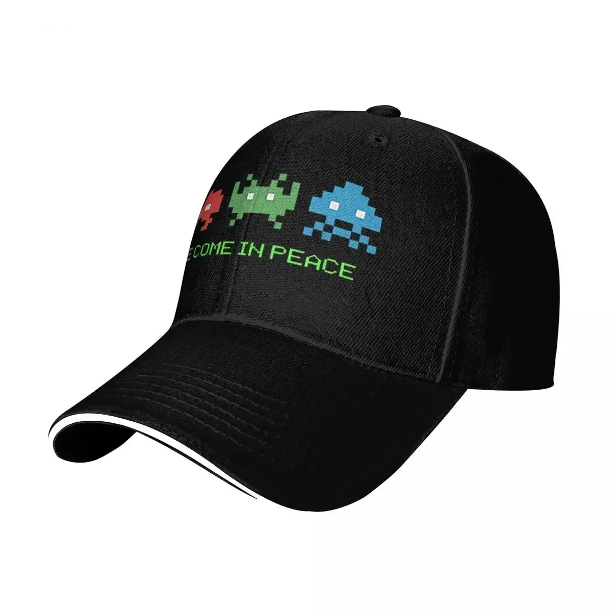 New Space Invaders Shooting Video Game We Come In Peace Durable For All Seasons Cap Female Women's Cap Summer