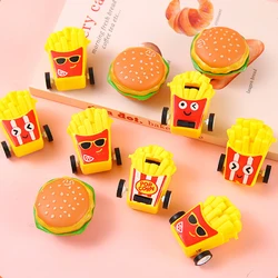 20pcs Cute Hamburger Chips Pull Back Car Toys for Kids Birthday Gifts Party Favors Classroom Prizes Goodies Bag Filler