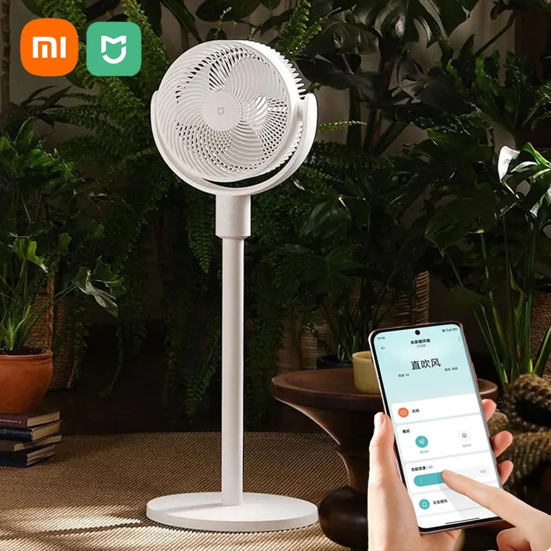 2024 neue xiaomi mijia Umwälz ventilator wiederauf ladbare Klimaanlage Lüfter Kühler Boden stehende Desktop-Lüfter arbeiten mit mi Home App