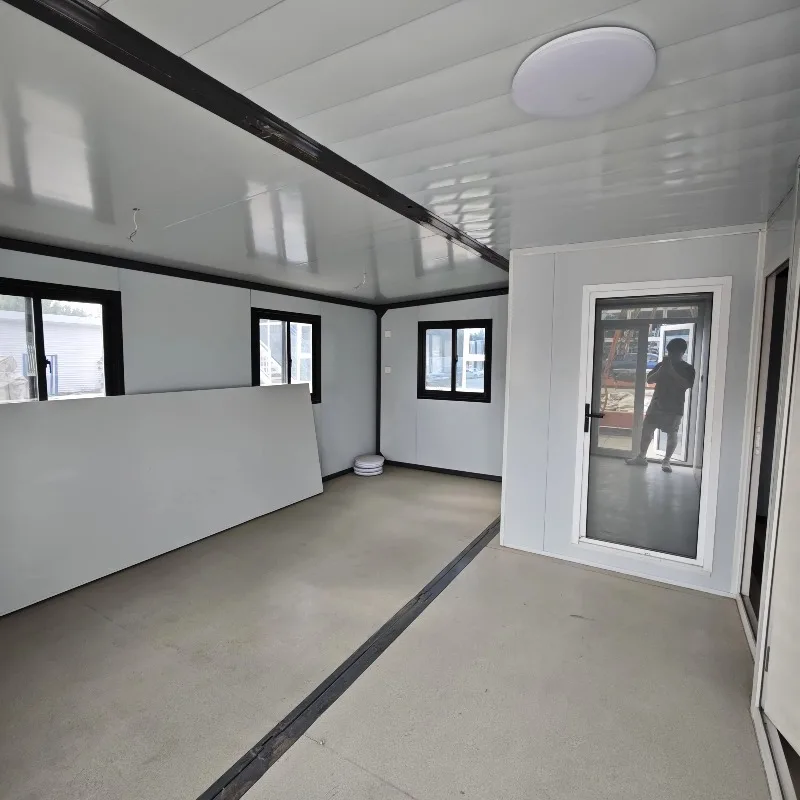 حاوية وحدات فاخرة قابلة للتمديد فيلا 1-6 غرفة نوم منازل محمولة المطبخ 20ft 30ft 40ft أحجام لوحة ساندويتش التصميم الحديث #2