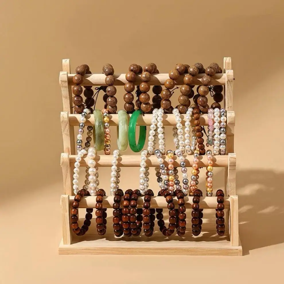 

Solid wood bracelet display frame bracelet frame jewelry frame watch frame jewelry frame hair ring head rope storage rack