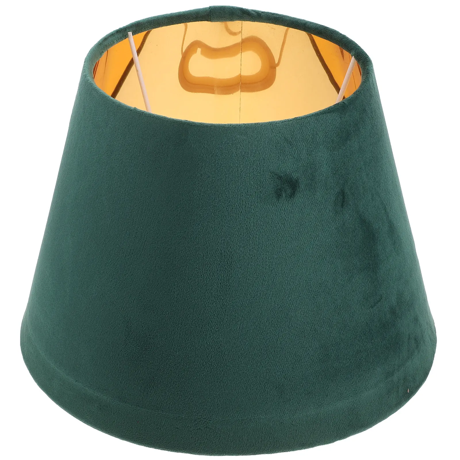 

1Pcs Golden Lampshade Exquisite Simple Cloth Lampshade Warm Atmosphere Decorative Lamp Cover for Living Room Bedroom Home Decor